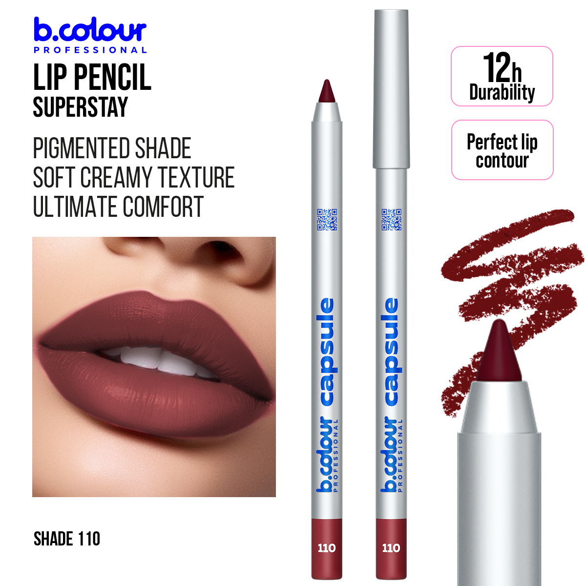 B.COLOUR PRO CAPSULE Lippenliner – SuperStay