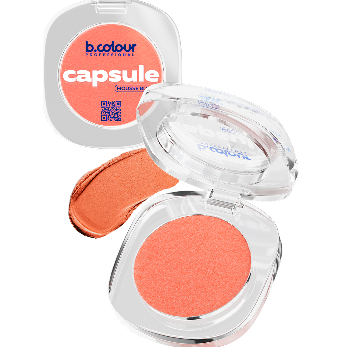 7DAYS B.COLOUR PRO CAPSULE Mousse face blush / 02 Just peachy