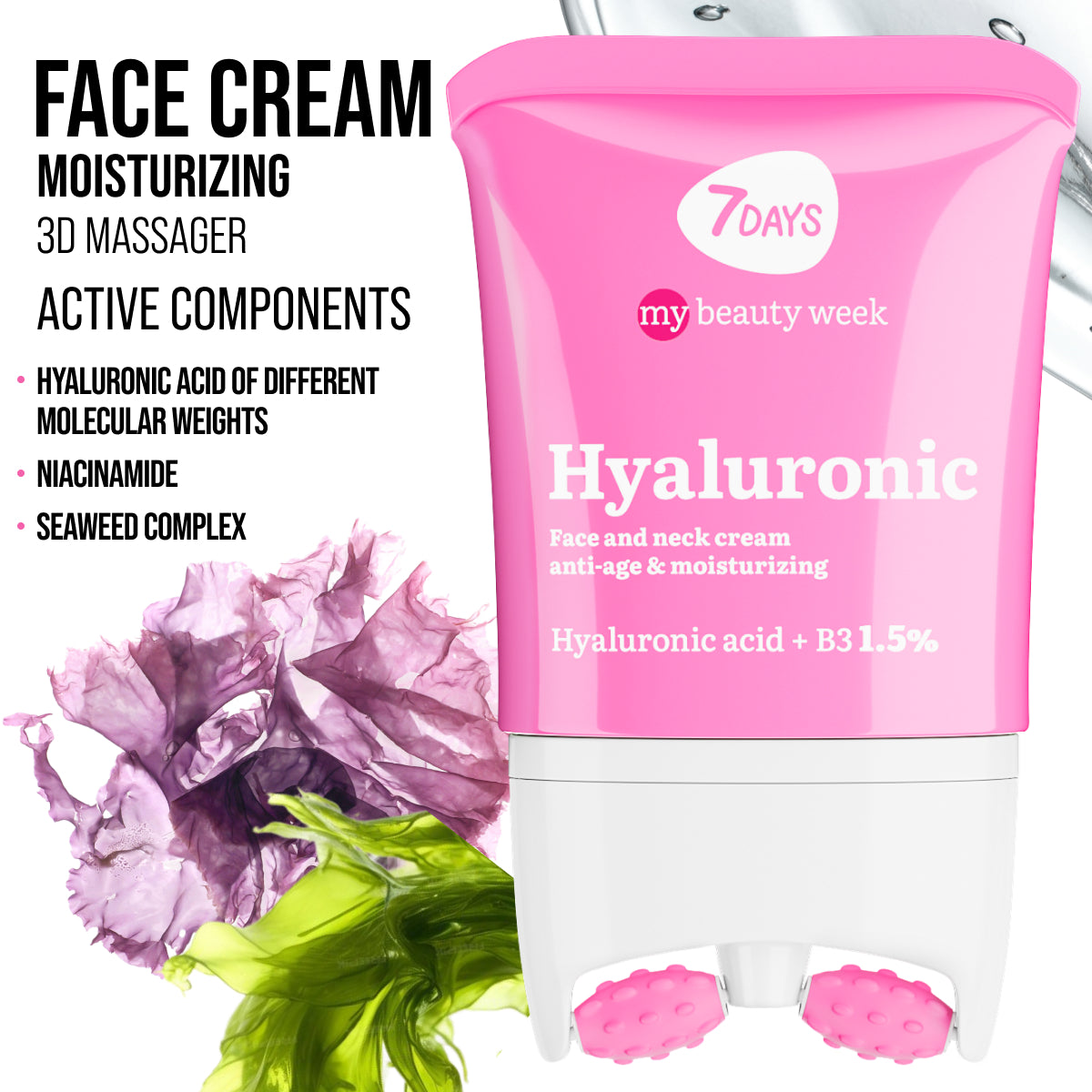 MY BEAUTY WEEK Hyaluron Pflege Gesicht & Hals – Anti-Aging & Feuchtigkeit