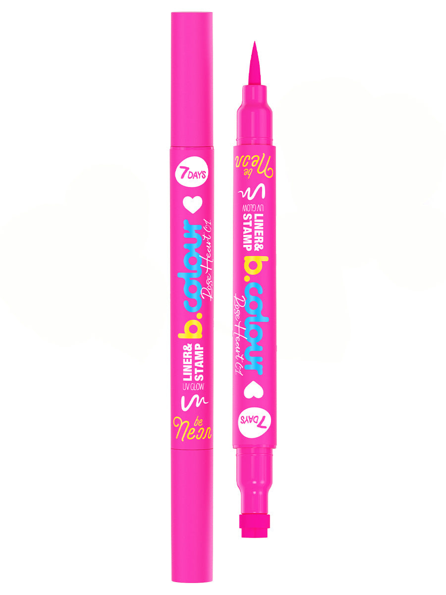 Liner & stamp UVglow / 01 Rose heart