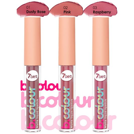 B.COLOUR Liquid Matte Lipstick, 4 ml