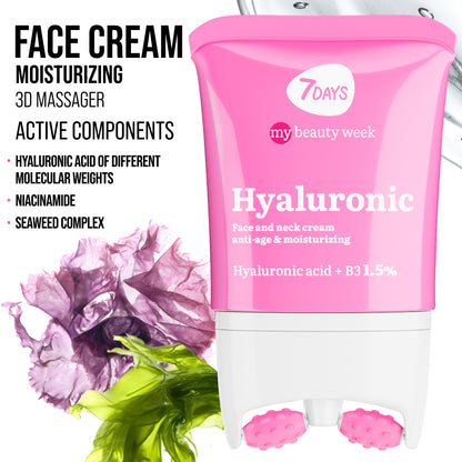 MY BEAUTY WEEK Hyaluron Pflege Gesicht & Hals – Anti-Aging & Feuchtigkeit