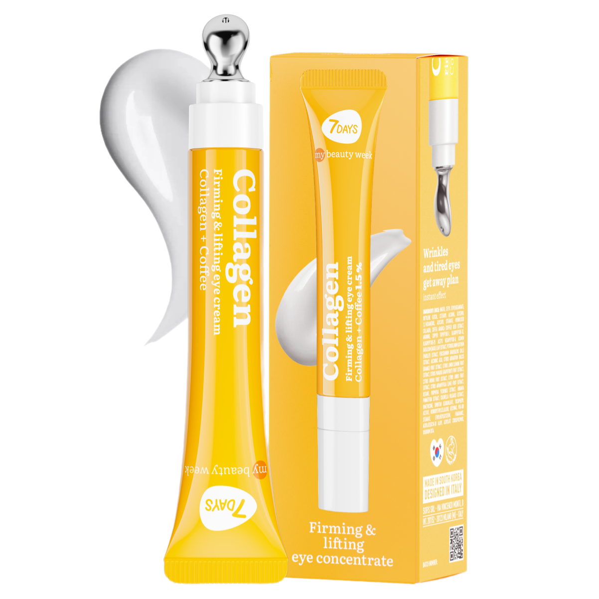 MY BEAUTY WEEK COLLAGEN firming & lifting eye cream, 18 ml