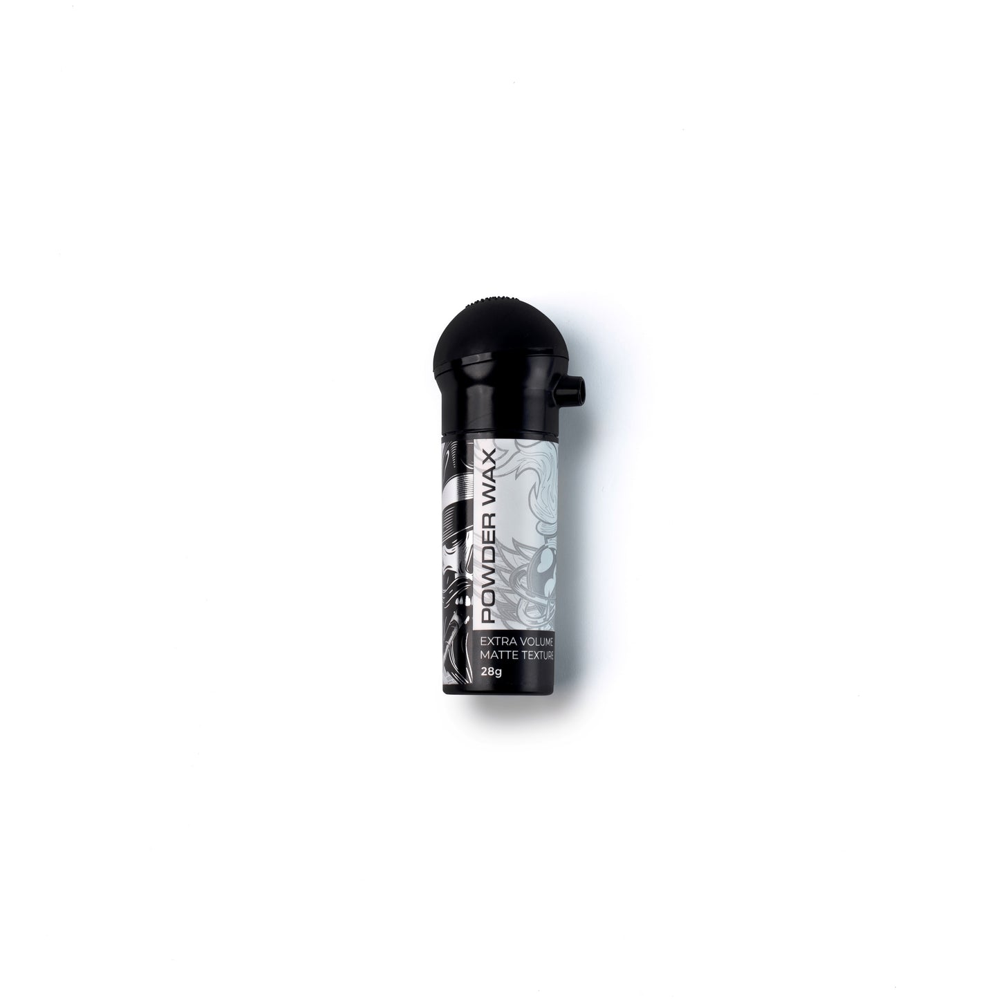 Pulver-Wachs für Haarstyling in 28 g Dose mit schwarzem Deckel, sorgt für extra Volumen und matte Textur