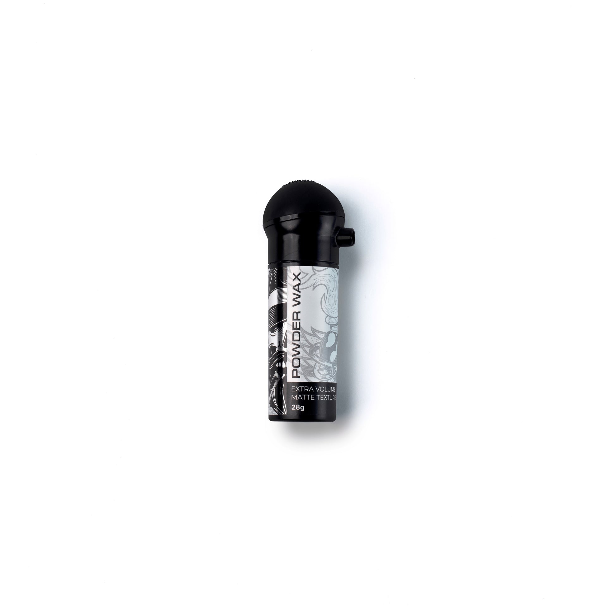 Pulver-Wachs für Haarstyling in 28 g Dose mit schwarzem Deckel, sorgt für extra Volumen und matte Textur