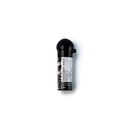 Pulver-Wachs für Haarstyling in 28 g Dose mit schwarzem Deckel, sorgt für extra Volumen und matte Textur